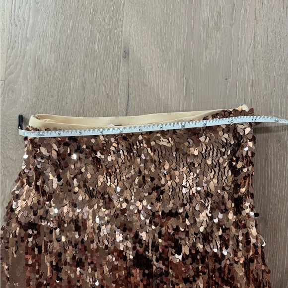 Free People Rose Gold ‘Sequins for Miles’ Maxi Skirt - Picture 7 of 9